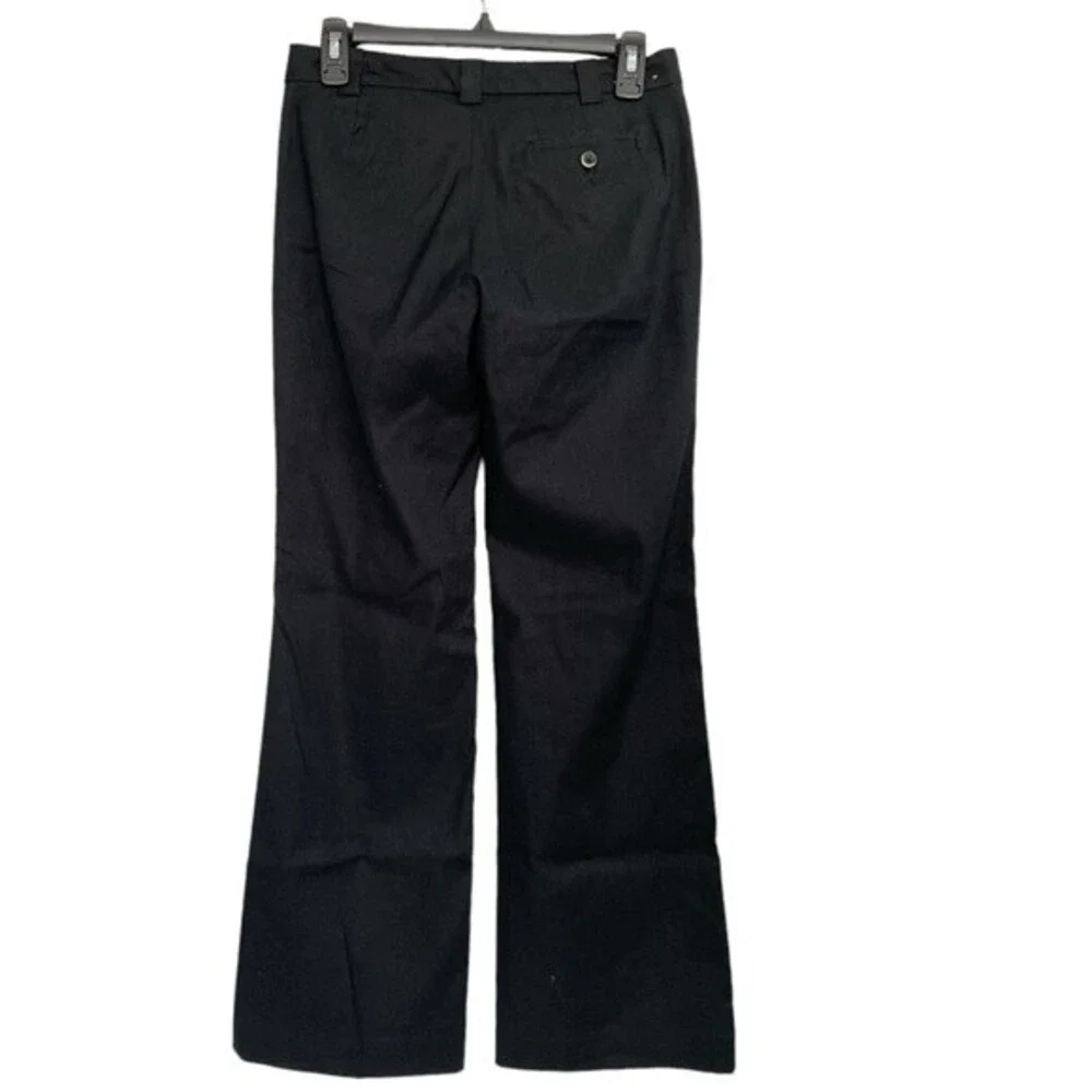 Banana Republic Lined Black Linen Pants Size 0‎